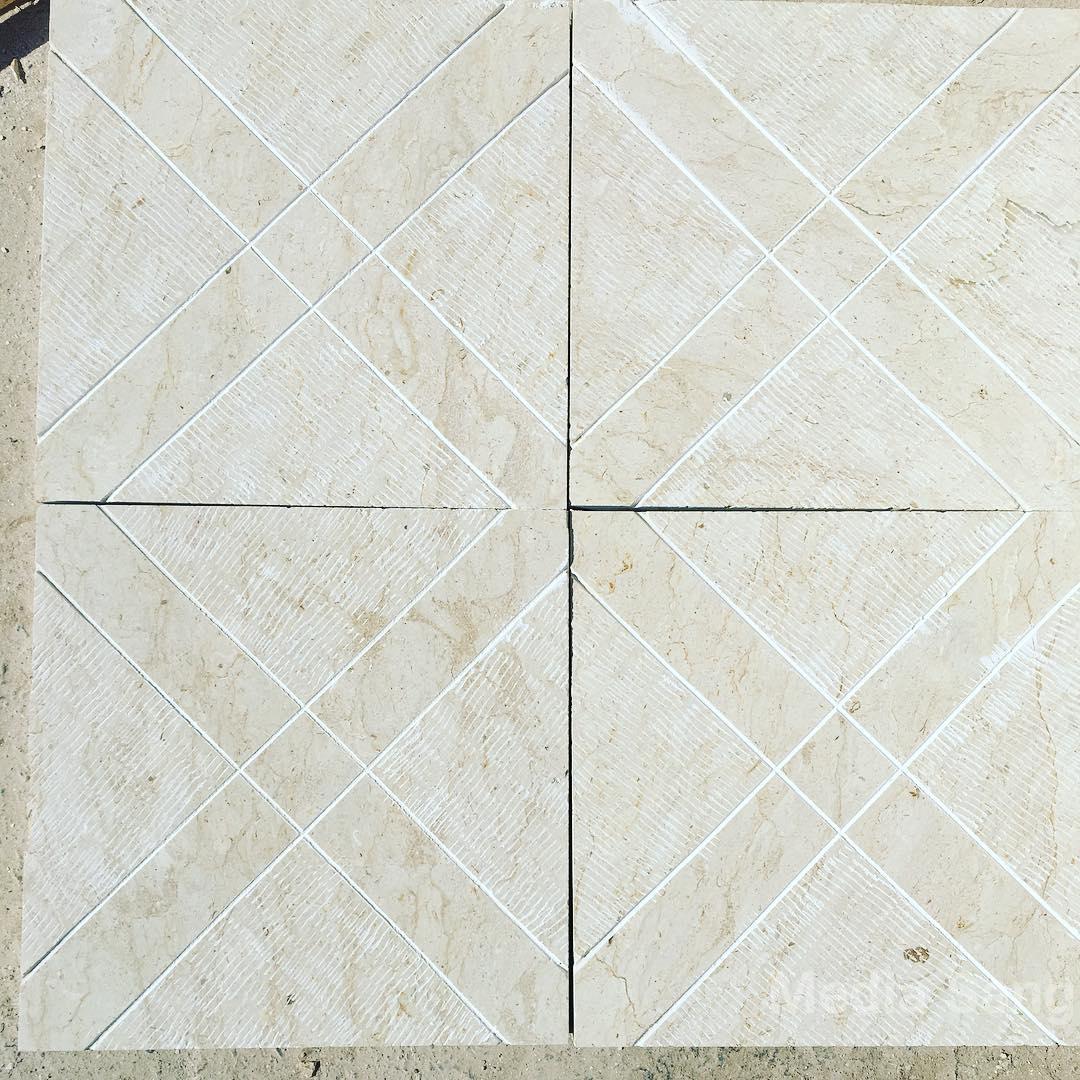 سنگ فرشی تیشه ای شیاری شهرکرد |MediaSang - مدیا سنگ